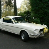 1960s Ford Mustang for wedding car hire in Sussex
