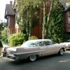 1957 Pink Cadillac for wedding car hire in Surrey